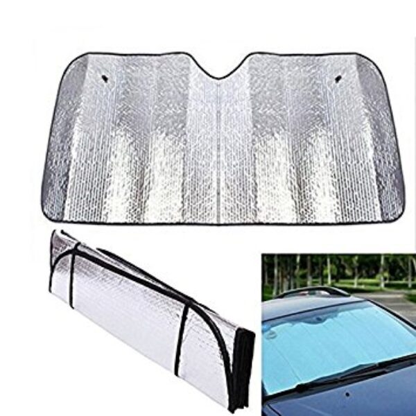 Car Windshield Sunshade Foldable Reflective Sun Visor 50" x 24"