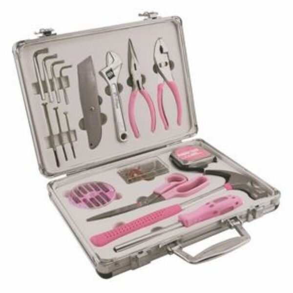 Ladies 27 Piece Home Travel Tool Set with Aluminum Case