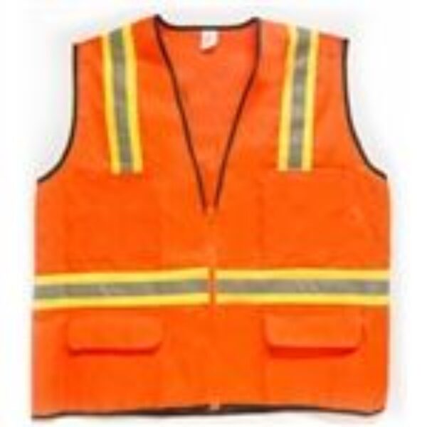 Safety Jacket - Vest with Reflective Stripes