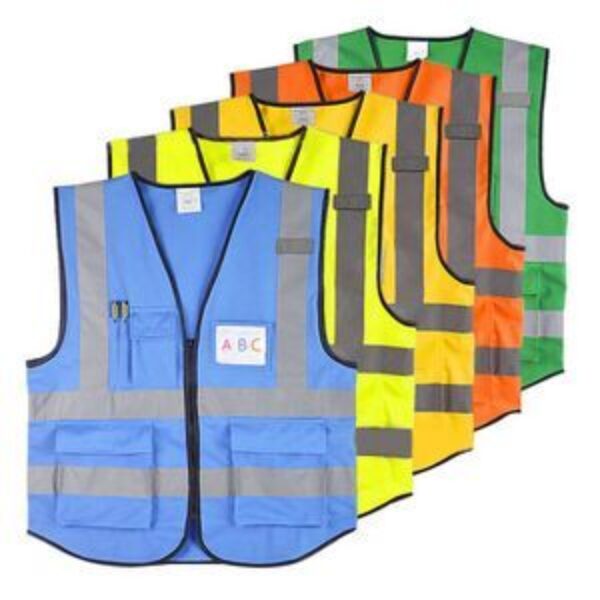 Safety Reflection Vest with Pockets