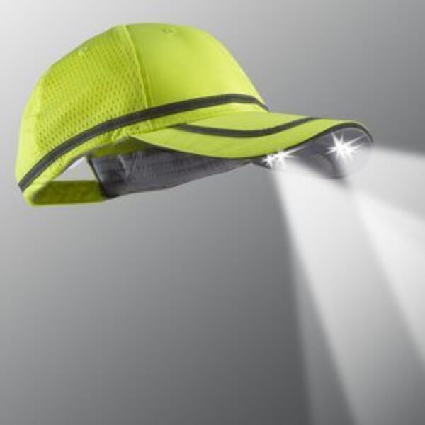 Structured Powercap Stealth Cap with 4 LEDs (High Viz Yellow)