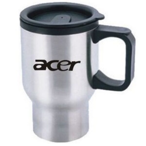 Travel Mug - 16 Oz. Stainless Steel with D Handle